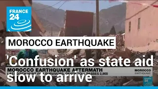 Aid slow to arrive to quake-hit Moroccan villages • FRANCE 24 English