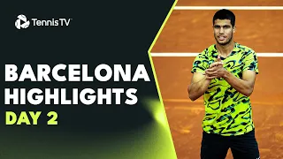 Alcaraz Returns; Ruud Faces Shelton, Tiafoe & Lopez Feature | Barcelona 2023 Day 2 Highlights