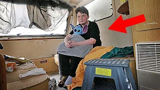 12 YEAR OLD KID FOUND LIVING IN ABANDONED CARAVAN! (Police Called!)