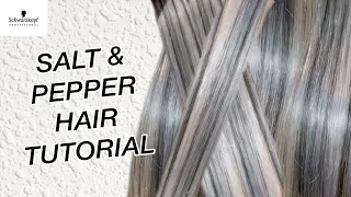 How to Get Salt & Pepper Hair with IGORA ROYAL