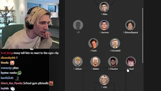 xQc Reacts to His Team in The Sidemen Charity Match