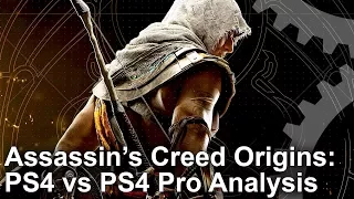 [4K] Assassin's Creed Origins: PS4/ PS4 Pro Graphics Comparison + Frame-Rate Test