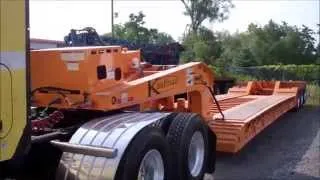 LOWBOY FUN: proper uncoupling from a lowboy/RGN/double-drop trailer