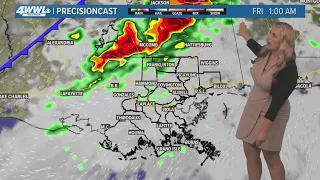 New Orleans Weather: Very hot today, strong storms on Northshore overnight