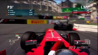 F1 2013 Online: Cheeky Monaco Overtake (50% Race)