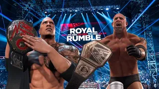 WWE 2K22 - Goldberg vs. The Rock - Champion vs Champion