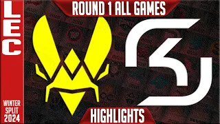 VIT vs SK Highlights ALL GAMES | LEC Winter 2024 Playoffs Upper Round 1 | Team Vitality vs SK Gaming