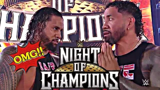 REACTION TO WWE NIGHT OF CHAMPIONS 2023 : REACTION TO JIMMY USO TURNING ON ROMAN REIGNS