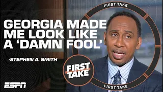 Obviously, I was a DAMN FOOL! 🤦‍♂️ Stephen A. wonders why he picked TCU over Georgia | First Take