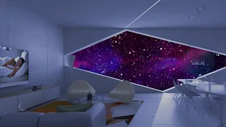 Spaceship Room Ambience with Space Sounds | White Noise for Sleeping Better, Studying, Asmr