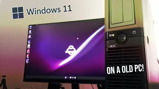 Installing Windows 11 on a NEC Old PC with 1GB of Ram 😅 (2006 - PC)