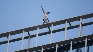 Free climber jailed for scaling Shard climbs 36-storey London tower in new stunt