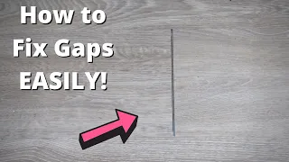 How to Fix Gaps in Flooring!!! (Laminate, LVP, Engineered wood)