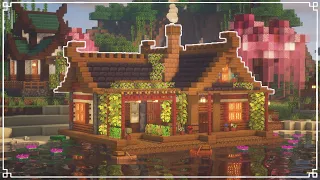 Japanese Lake House Minecraft  [Japanese Village EP 15]