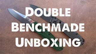 Double 2021 Benchmade Unboxing! Mini Bugout 533BK-2 & 945 Mini Osbourne