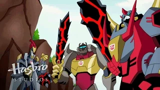Transformers: Animated - The Dinobots Transform | Transformers Official