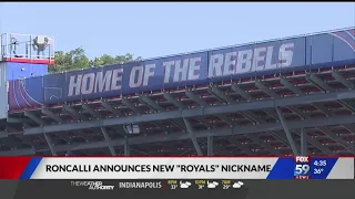 Roncalli High School announced the new "Royals" nickname Friday