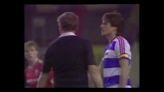 Liverpool v QPR - Milk Cup Semi Final 2nd Leg - 5th March 1986 - first half and analysis