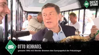 Triumphzug der Pokal-Helden von 1992 durch das Bremer Viertel