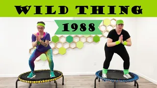 Rebounder Workout 80s Music // Wild Thing Tone Loc // 80s Dance Trampoline Workout