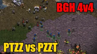 StarCraft BGH 4v4 | Big Game Hunters | Brood War | TeamPlay