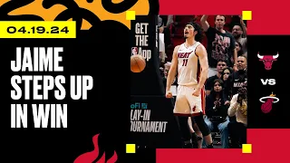 Jaime Jaquez Jr. 21 PTS 6 REB 6 AST | Chicago Bulls vs. Miami HEAT | April 19, 2024