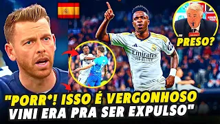 SHOW DO VINI JR IRRITOU OS ESPANHÓIS E ANCELOTTI DESABAFOU