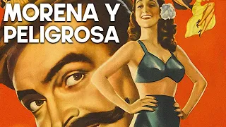 Morena y peligrosa | Película de suspense antigua | BOB HOPE | Español | Romance