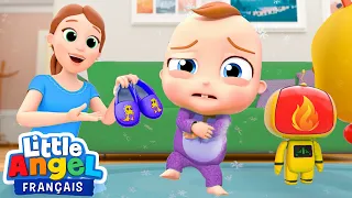 Oh, non! C’est trop froid! | Le monde de Bébé Louis | Little Angel Français - Comptines