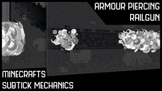 TnT Railgun Using Minecraft's Quantum Mechanics