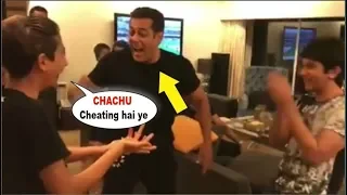 Salman Khan's Cutest Moment Playing With Nephews Arhaan & Nirvaan Khan