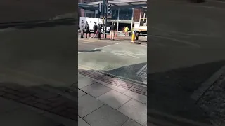 Manchester Prison van smashes into Caffe Nero