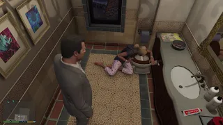 Tracey throwing up 🤮 (GTA 5)