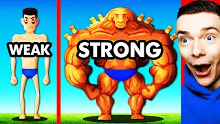 Upgrading WEAKEST MAN Into STRONGEST MAN