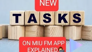 TASKS ON MIU FM (NEW AFRICAN POLICY)