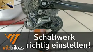 Schaltwerk richtig einstellen - So geht es ganz einfach - vit:bikesTV