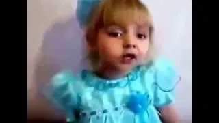 *42*Little patriot. Маленькая патриотка.