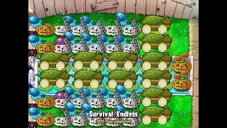 Ice Rain 12 Cob Cannons | Plants vs. Zombies | Survival: Endless
