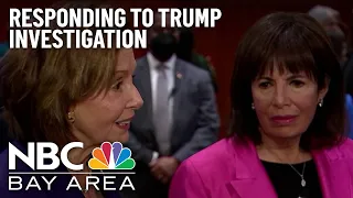 Nancy Pelosi, Jackie Speier React to Trump Search Affidavit