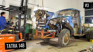 TATRA 148 - RENOVACE | DEMONTÁŽ MOTORU A KABINY | 3.DÍL