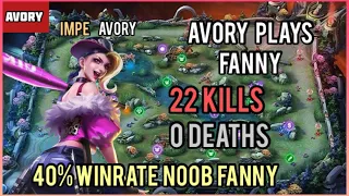 Avory Plays Fanny! 22Kills No Deaths! [Top Global Leomord] Mobile Legends