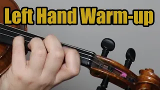 Left Hand Warm-up - One of my favorite left-hand warming up exercise!