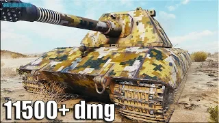 Как играют ТОП статисты на E 100 ✅ World of Tanks лучший бой 11к урона