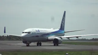 ANA　ボーイング737-881　 JA59AN　　 NH653　　【岡山桃太郎空港】