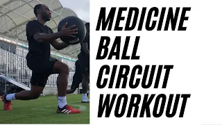 Simple Medicine Ball Workout Intermediate Level | Professional Soccer Player Medicine Ball Workout