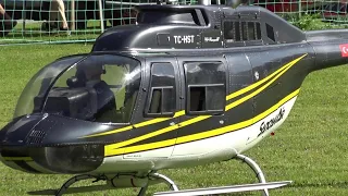 Giant RC Helicopter Bell JetRanger 206 Turbine Scale Model