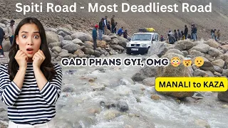 Spiti Vlog Day - 02, Part - 02 || Gadi Phans gyi Waterfall me || Spiti Tour Itinerary Day - 02