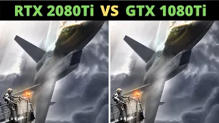 Ace Combat 7: Skies Unknown | RTX 2080Ti VS GTX 1080Ti | 4K ultra setting FPS benchmark