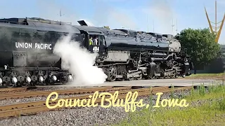 BIG BOY #4014 Morning Departure - Council Bluffs, Iowa