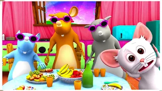 Three Blind Mice | Kindergarten Nursery Rhymes and Songs for Kid